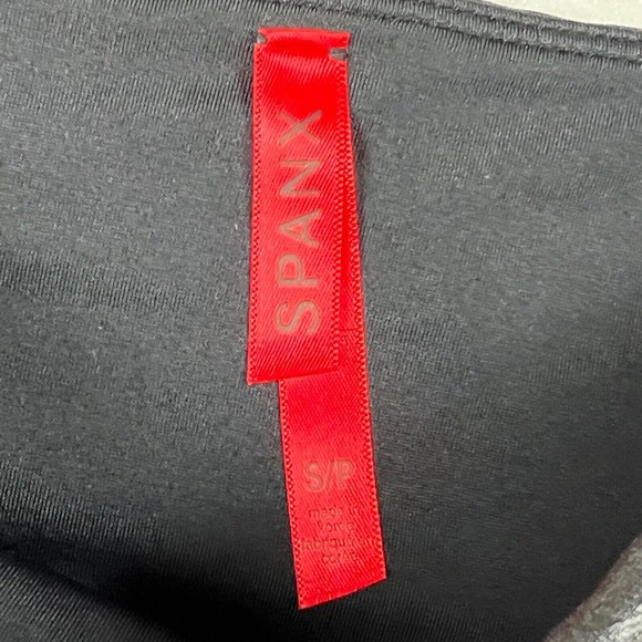 Spanx Ready To Wow Black Faux Leather Leggings Womens Size Small 2437 High Waist - Picture 4 of 10